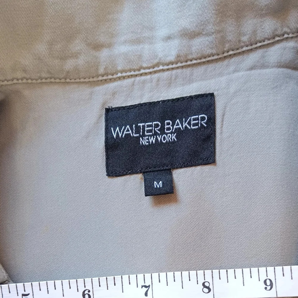 Walter Baker Utility vest jacket, size M, green, Safari Vacation, Lyocell. - Picture 9 of 15